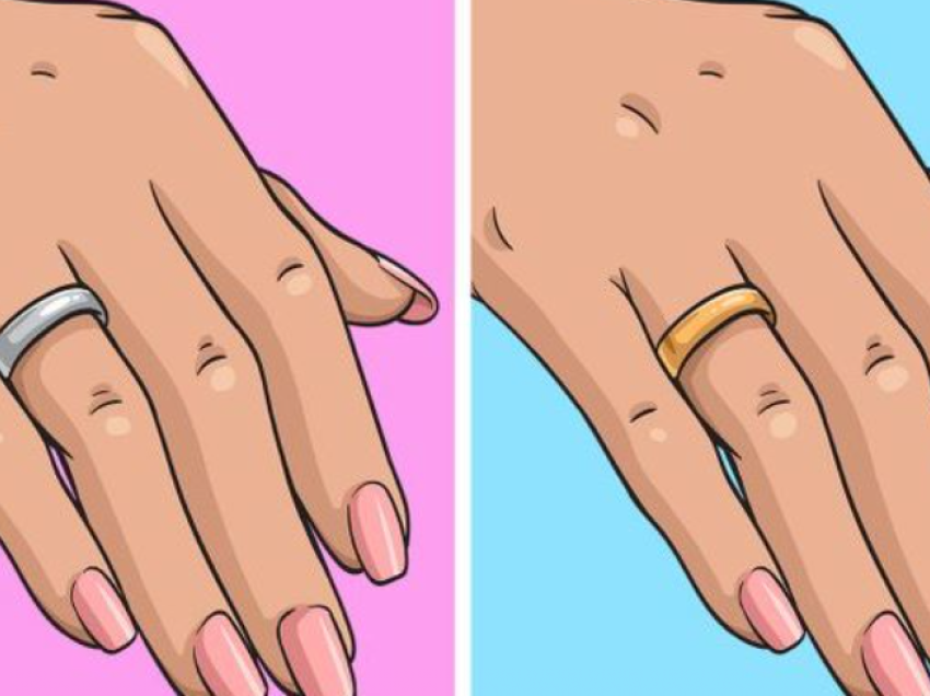 Pse njerëzit mbajnë unaza martese në mënyra të ndryshme në mbarë botën