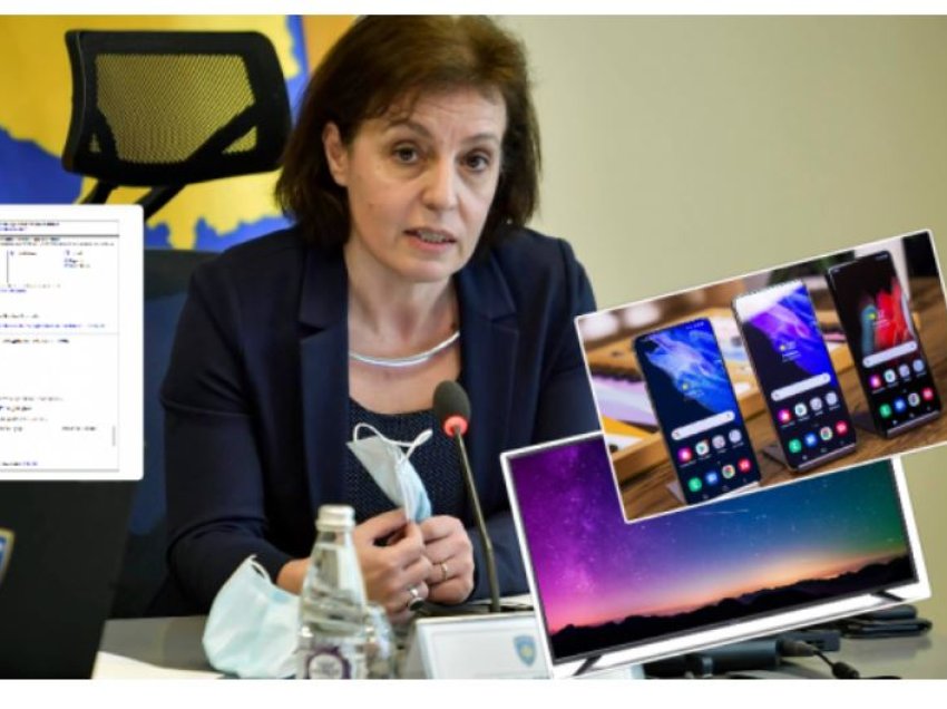 Ministria e Donika Gërvallës ndan rreth 6 mijë euro për telefona të modelit të ri dhe smart TV