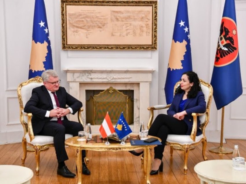 Osmani takoi kryetarin e Linzit, diskutuan për mundësitë e bashkëpunimit