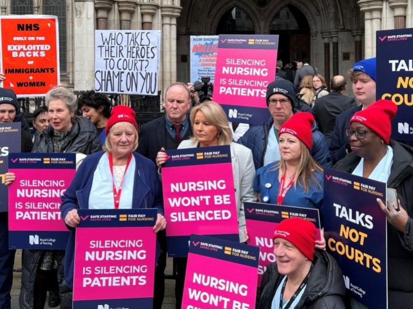 Grevë e madhe e infermierëve në Britani të Madhe, kërkojnë rritje të pagave