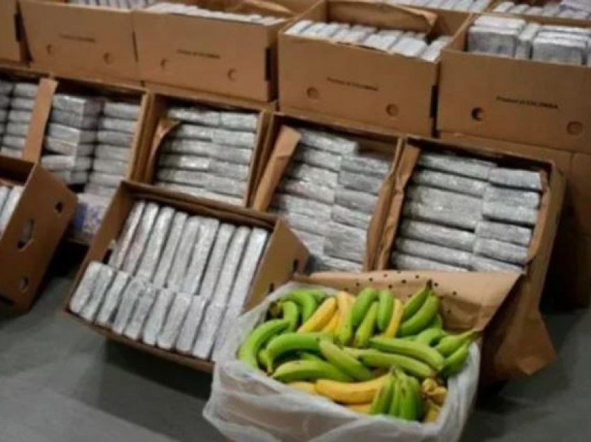 Portugali, sekuestrohen 4.2 tonë kokainë e fshehur në arka me banane