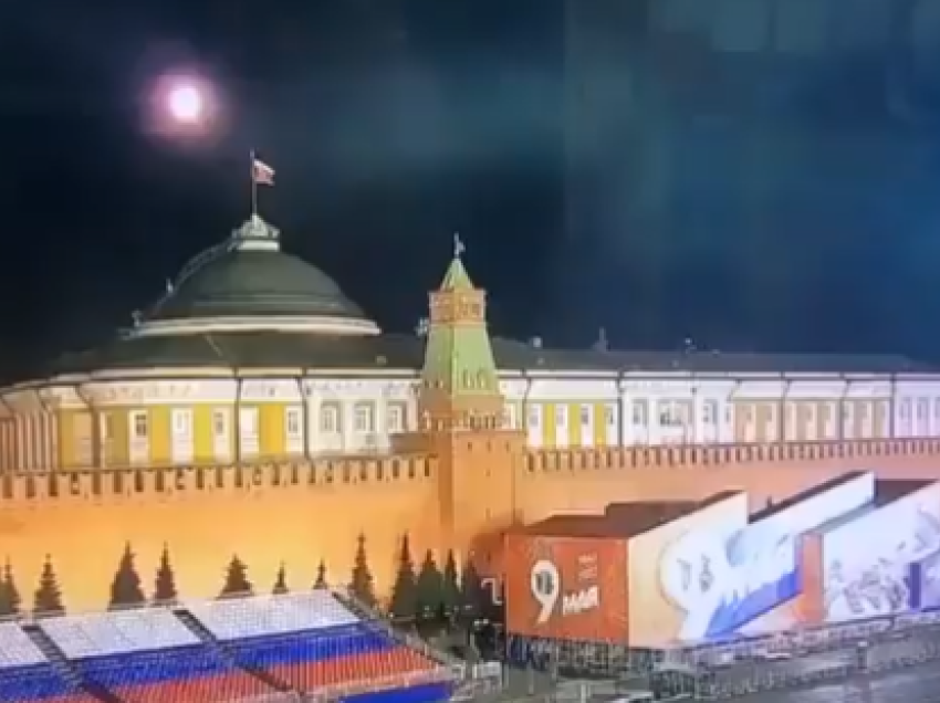 Pamjet/ Momenti i sulmit me dron në Kremlin