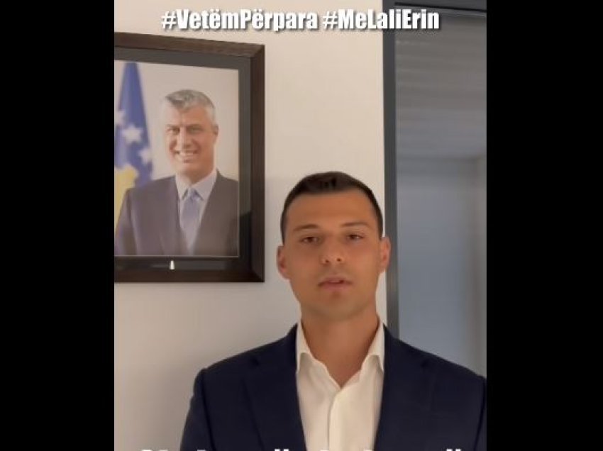 Djali i ish-Presidentit Thaçi do të votoj në zgjedhjet lokale të Shqipërisë, del publikisht në përkrahje të Erion Veliajt 