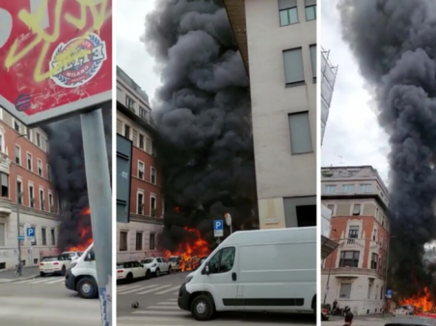 Shpërthen furgoni me bombola oksigjeni në Milano, raportohet për 4 të plagosur