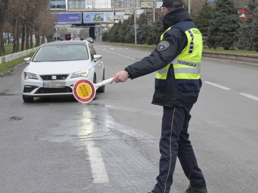 Gjoba për 112 shoferë në Shkup, 21 për vozitje të shpejtë