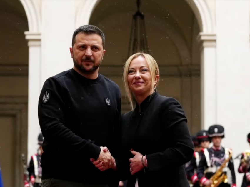 Zelensky në Romë, takohet me kryeministren Meloni 