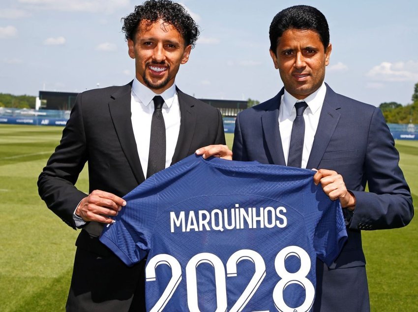 Marquinhos nënshkruan kontratë të re deri në vitin 2028