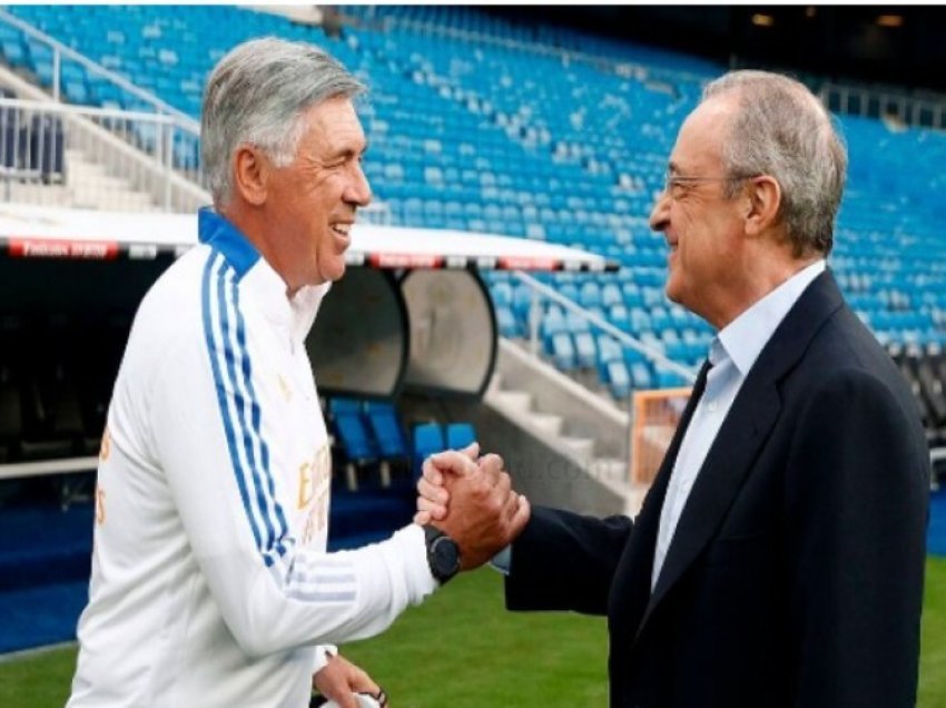 Real Madrid, takimi Perez-Ancelotti për të planifikuar të ardhmen