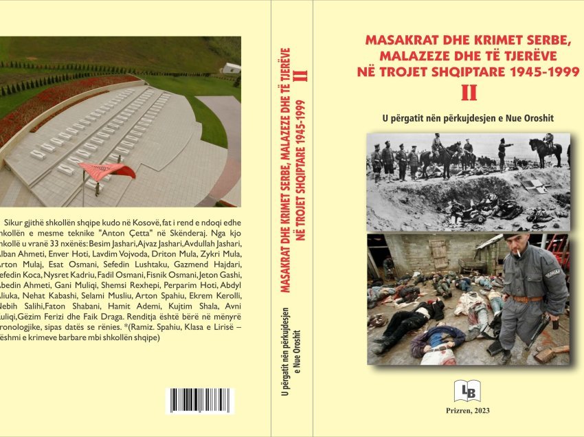 Doli nga shtypi libri enciklopedik:“Masakrat dhe krimet serbe, malazeze dhe të tjerëve në trojet shqiptare 1945-1999”
