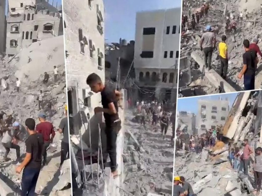 Izraeli bombardon sërish kampin e refugjatëve në Gazë, dyshohet për shumë civilë të ngujuar nën rrënoja