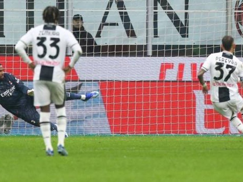 Një penallti vendosi sfidën Milan – Udinese