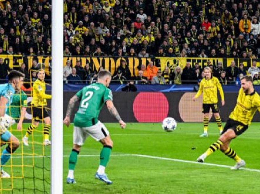 Dortmundi fiton tre pikë të mëdha