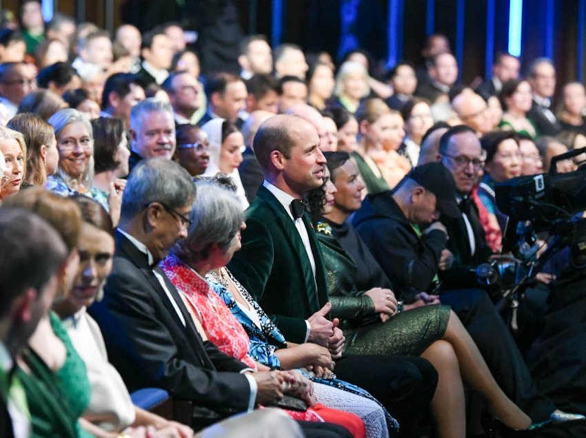 Osmani e ulur afër Princit William, merr pjesë në ceremoninë Earthshot Price
