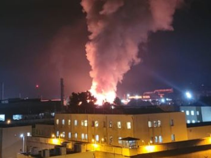 Zjarri masiv në ish-Kombinatin Metalurgjik, Prokuroria e Elbasanit nis hetimet për ndotje të ambientit