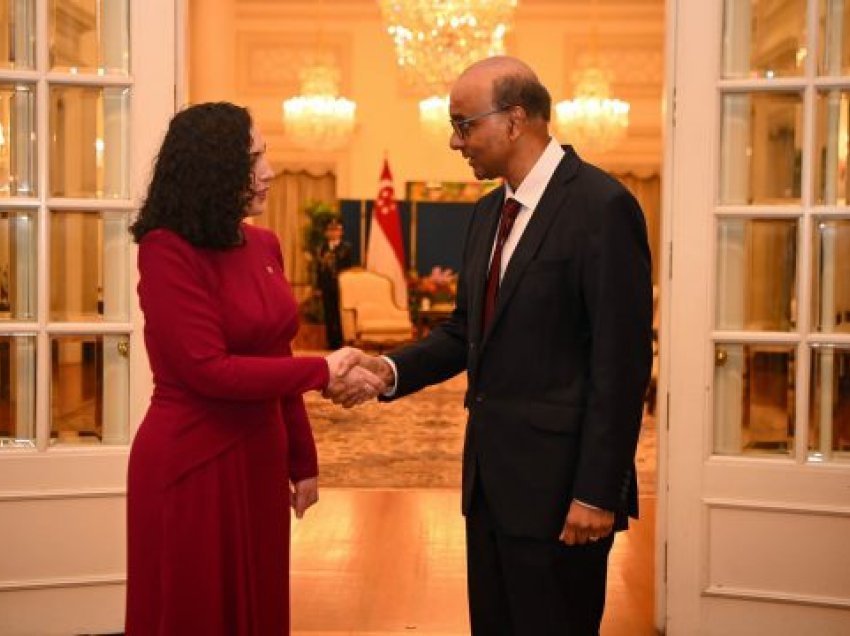 Osmani takon Presidentin e Singaporit, flasin për thellim të marrëdhënieve në fushën e bashkëpunimit ekonomik