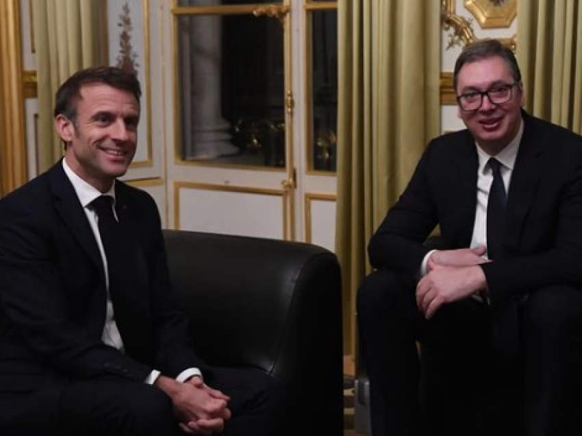 Vuçiq takohet me Macronin, temë diskutimi edhe Kosova