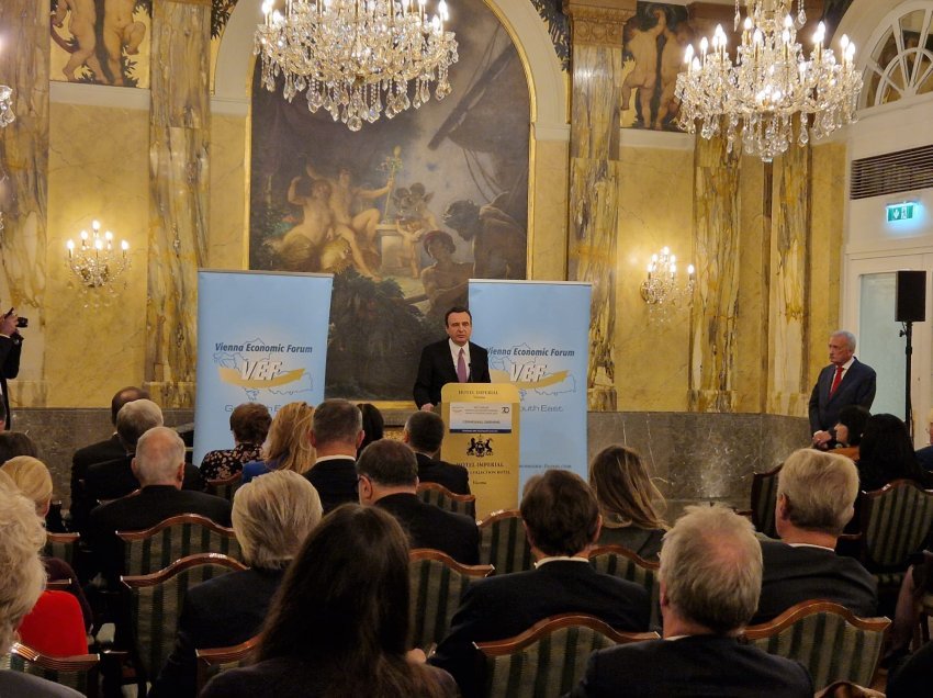 Kryeministri Kurti nga Vjena: E ardhmja jonë është e ndërthurur me Bashkimin Evropian