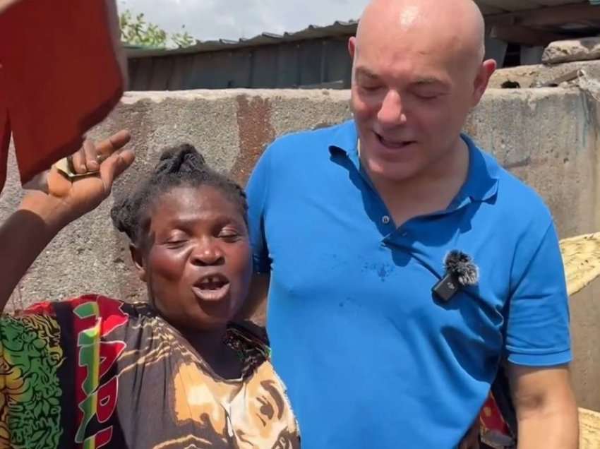 Video që nuk duhet humbur, Blendi Fevziun e duan dhëndër në Gana, shitësja i propozon për martesë