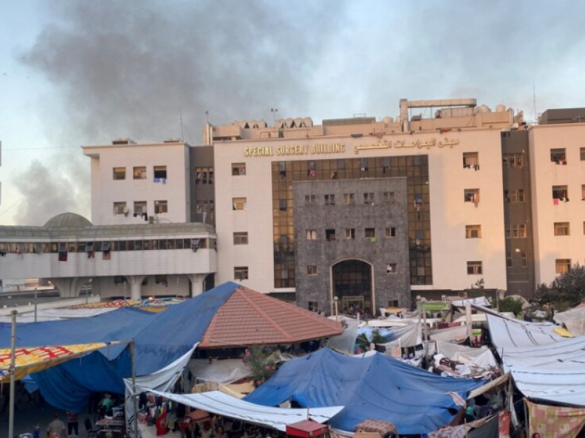 Luftime të ashpra afër spitalit më të madh në Gazë