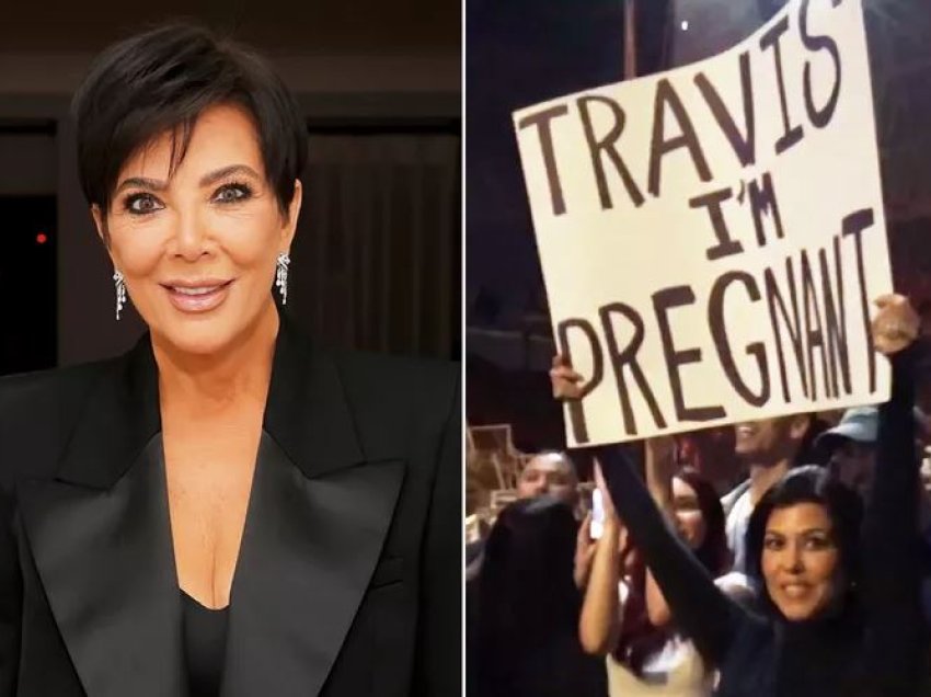 Kris Jenner zbulon se e mësoi për shtatzëninë e Kourtney Kardashian në media
