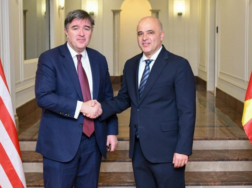 Kovaçevski në takim me O’Brien: Maqedonia e Veriut është para një momenti të rëndësishëm për të siguruar perspektivën evropiane