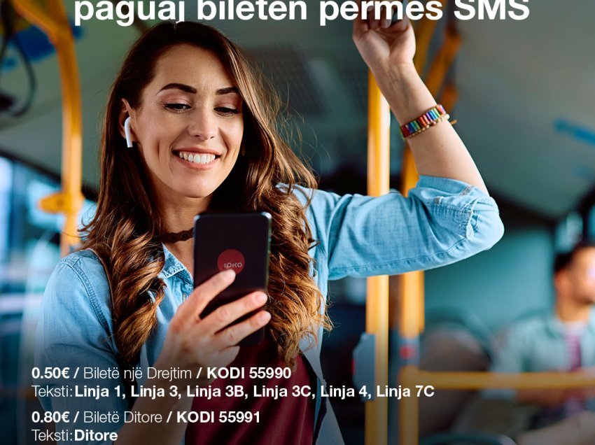 Aktivizohet shërbimi i blerjes së biletave përmes SMS në kuadër të partneritetit në mes të IPKO dhe Trafikut Urban të Prishtinës