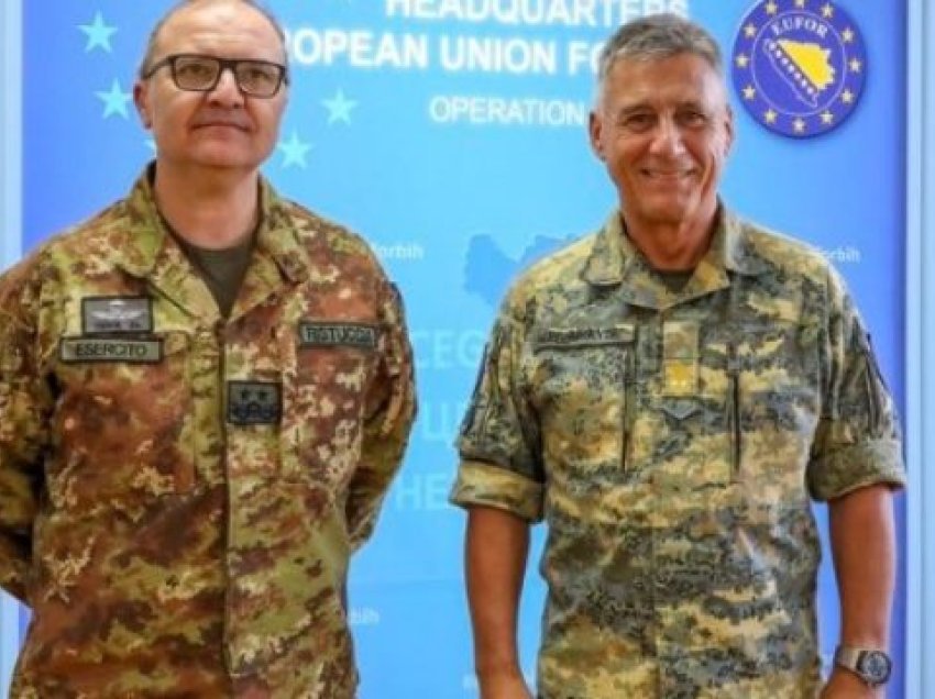 Komandanti i KFOR-it dhe ai i EUFOR-it flasin për sigurinë në Kosovë dhe Bosnje