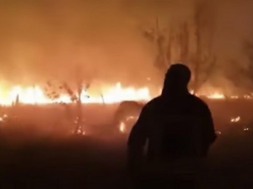 Zjarr i madh në Shajkoc të Podujevës, rrezikohet kjo lagje