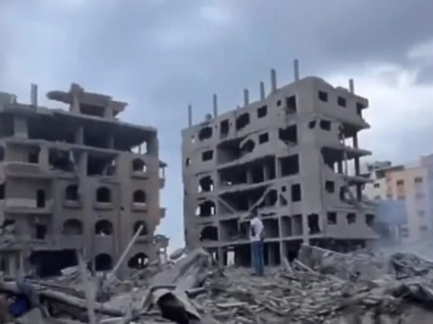 Publikohet videoja e shkatërrimit të një pjese të Gazas
