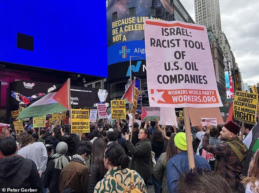 Demostrata në të gjithë New York-un, “Pro - Palestinë” dhe “Pro - Izrael”