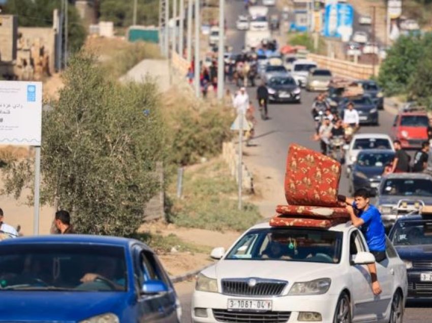 Ushtria e Izraelit publikon orar të ri për ikjen e banorëve të Gazës në jug