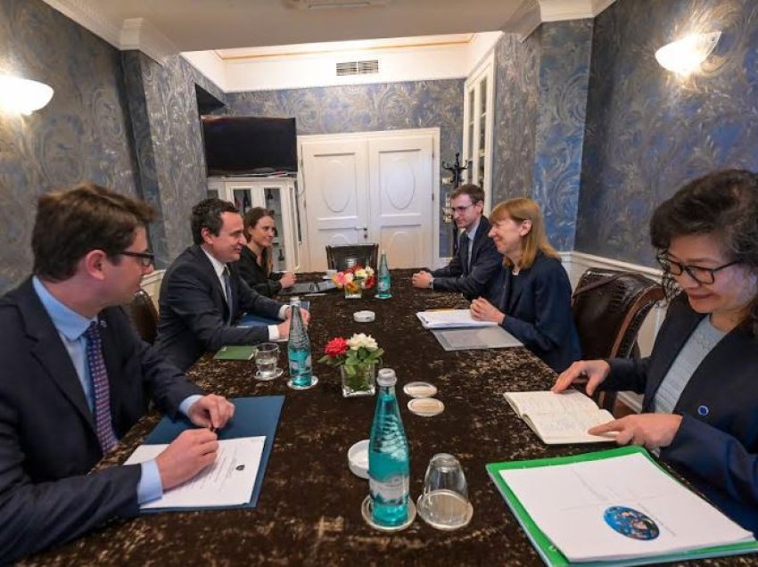 Kryeministri Kurti takoi Zëvendës Presidenten për Evropë të Bankës Botërore, Antonella Bassani