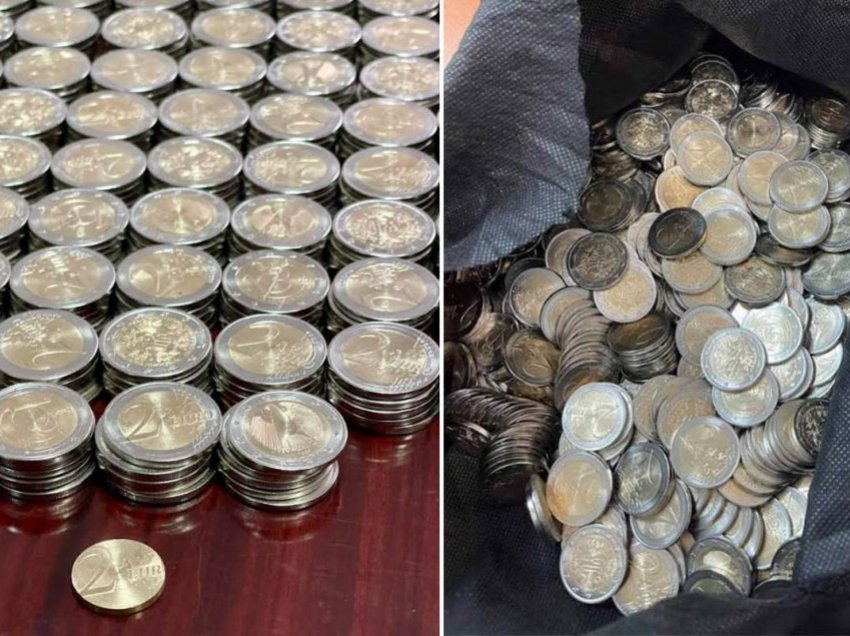 Arrestohet një person, i gjenden në shtëpi 490 monedha metalike nga 2 euro të falsifikuara