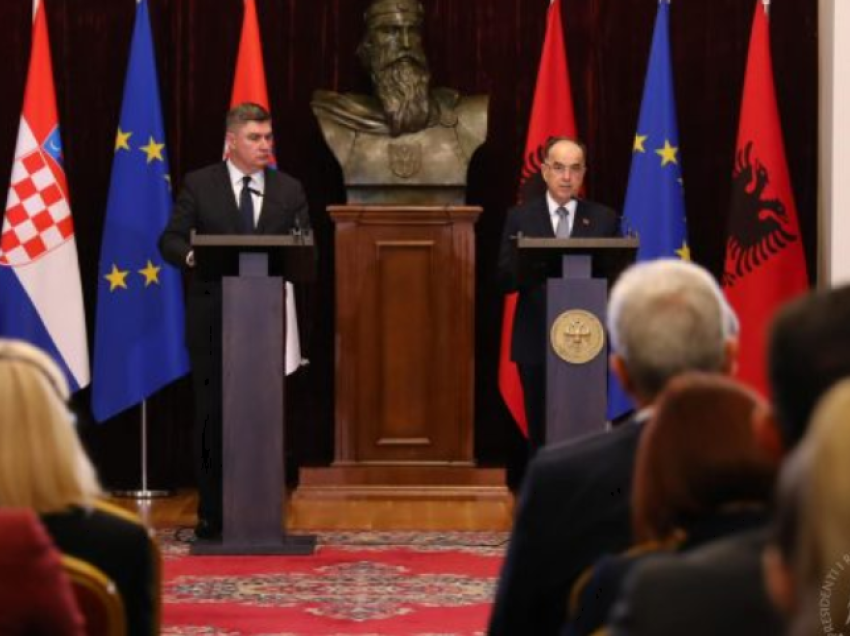 “Vuçiq na ka borxh përgjigje konkrete”, presidenti kroat nga Tirana i kërkon llogari Serbisë për Banjskën