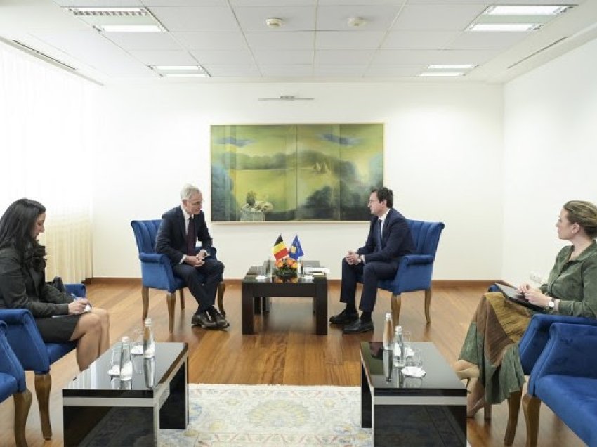 ​Kurti: Kosova pret mbështetjen e vazhdueshme të Belgjikës në proceset e integrimit euro-atlantik