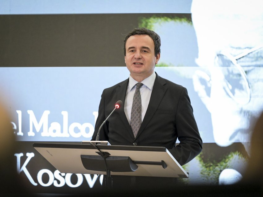 Kryeministri Kurti: Vepra e Noel Malcolm ndihmoi për të vërtetën historike për Kosovën