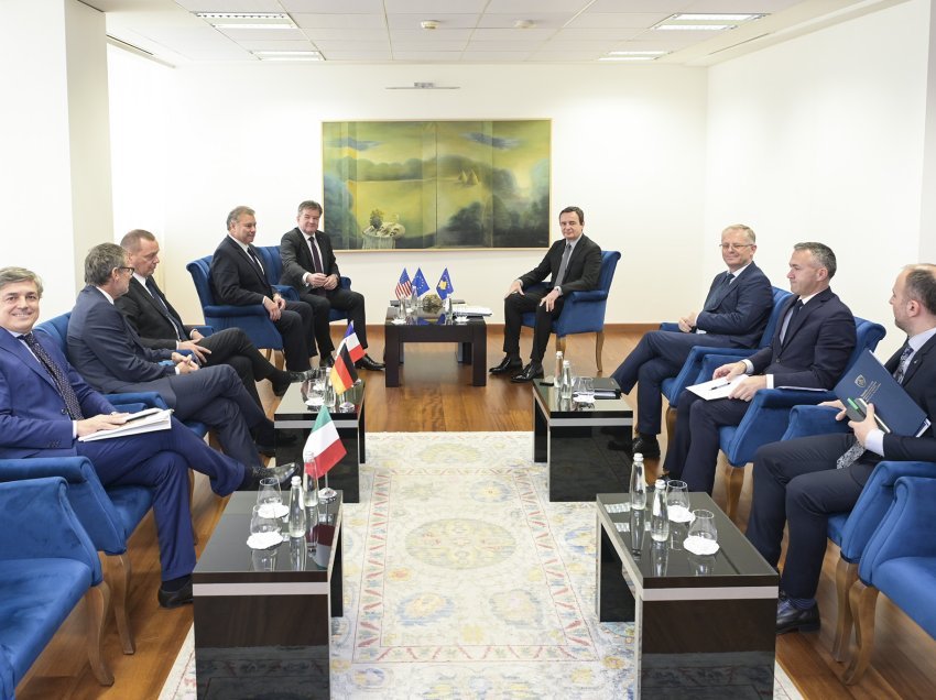Zyra e Kryeministrit jep detaje nga takimi i Kurtit me pesëshen amerikano-evropiane