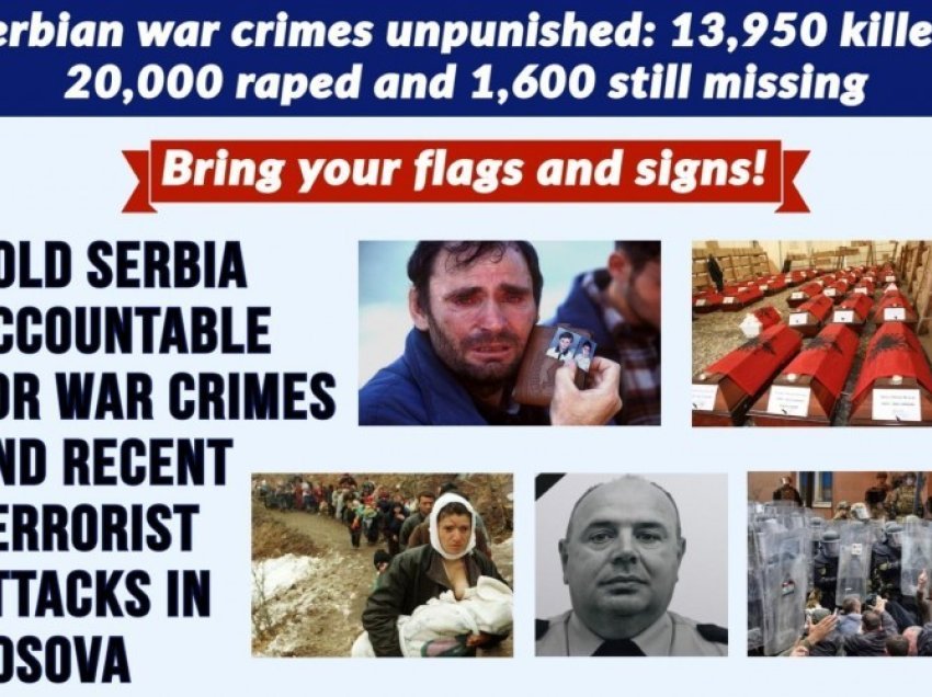 Shqiptaro-amerikanët sot protestojnë kundër terrorizmit të Serbisë