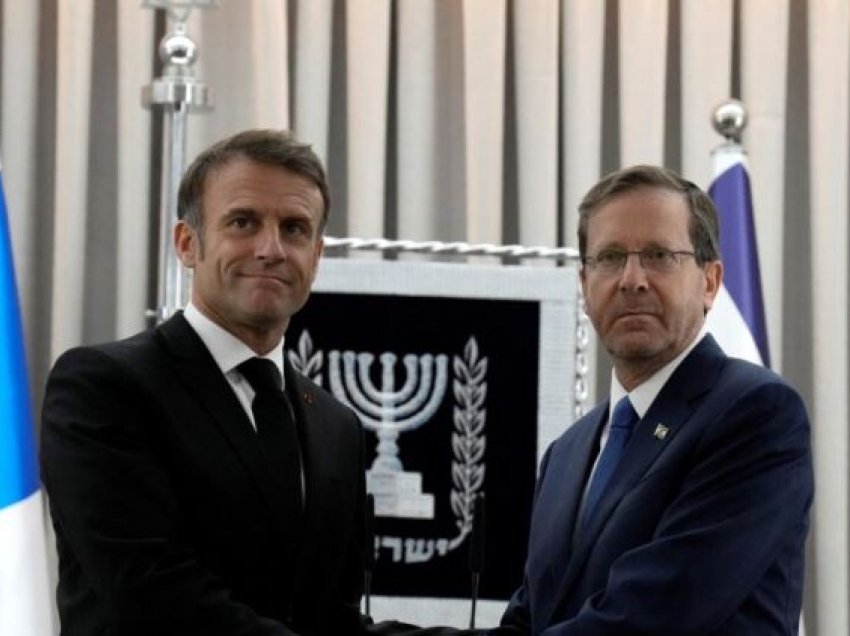 Macron në Tel Aviv: Franca qëndron krah për krah me Izraelin