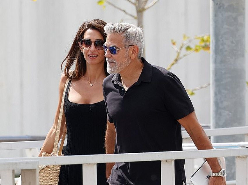 George dhe Amal Clooney marrin vëmendjen me dukjen elegante në festivalin e Filmit në Venecia