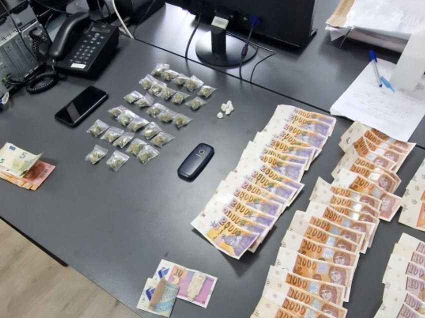 Bastisje në Shkup, arrestohet 32 vjeçari pasi u kap me drogë dhe para