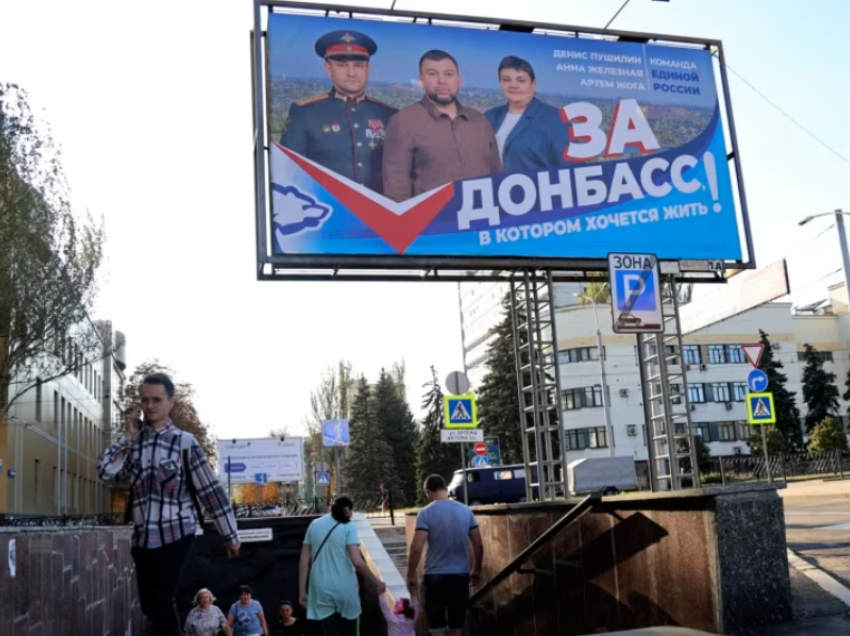 Rusia mban zgjedhje në territoret e pushtuara ukrainase