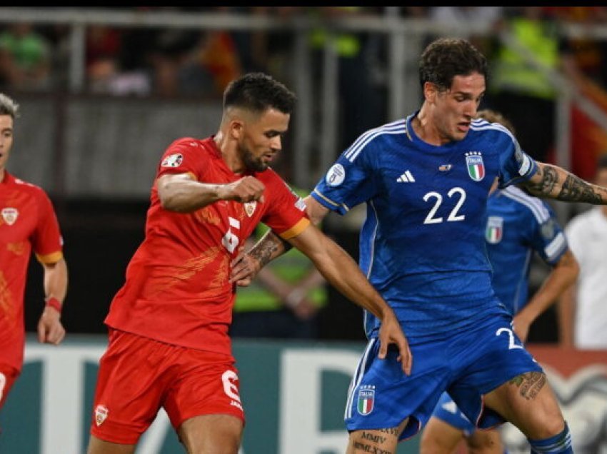 Një shqiptar i prish debutimin Luciano Spallettit, Italia ngec ndaj Maqedonisë së Veriut