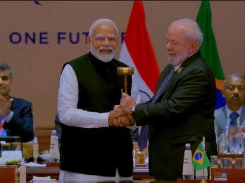 India ia dorëzon Brazilit presidencën e G20-ës
