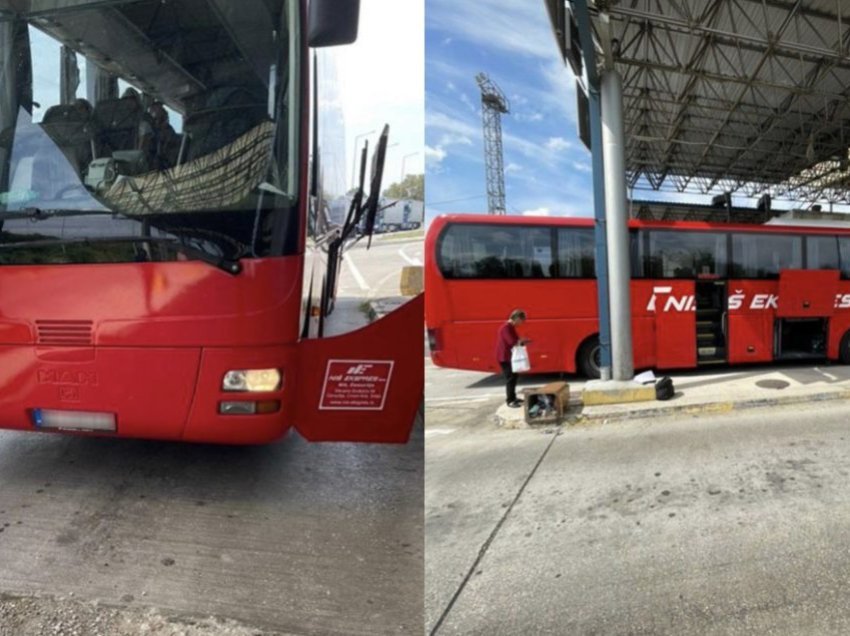 Dogana e Maqedonisë konfiskoi një autobus nga Serbia, kishte pjesë të posaçme për fshehjen e mallit