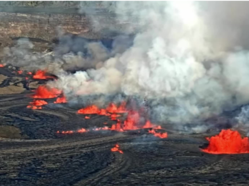 Vullkani Kilauea në Hawai shpërthen sërish në lumenj llave të kuqe 