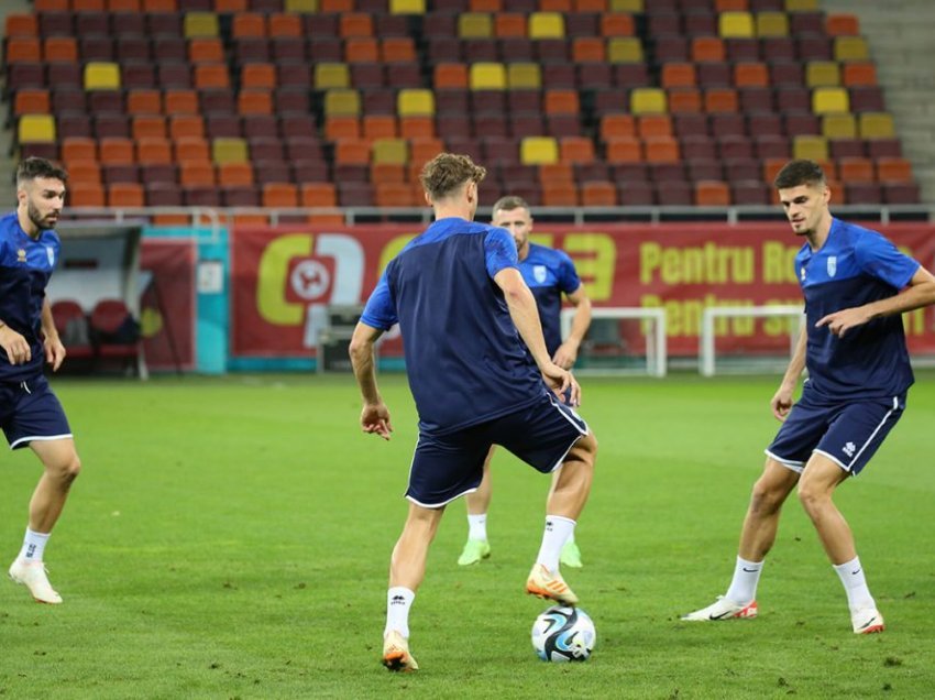 Kosova mbyll stërvitjen e fundit para ndeshjes me Rumaninë, optimizëm për rezultat pozitiv