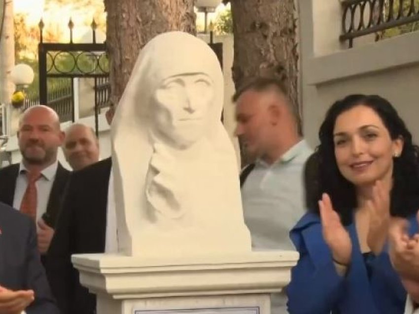 Osmani në përurimin e bustit të Nënë Terezës: Ia dhamë botës nënën e nënave
