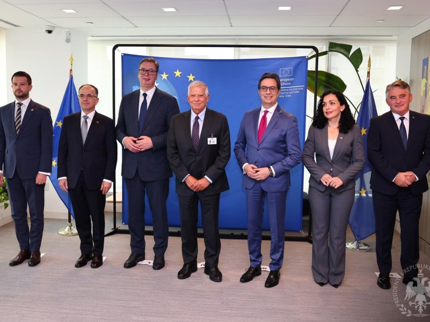 Borell mbledh 6 presidentët në Nju Jork, Osmani dhe Vuçiq pjesë e takimit