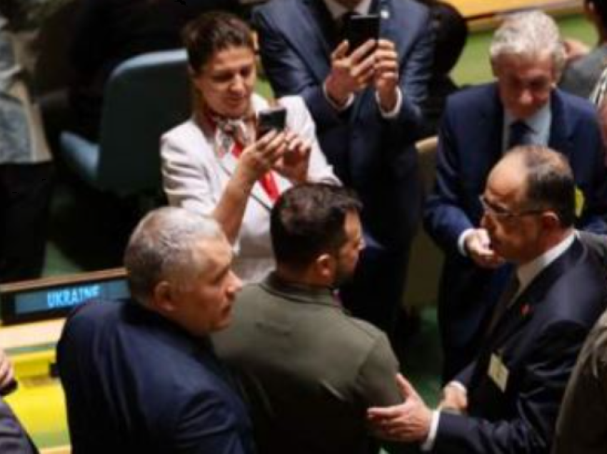  Zelensky mbërrin në Asamblenë e Përgjithshme të OKB-së